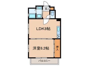 エムワン一社の物件間取画像